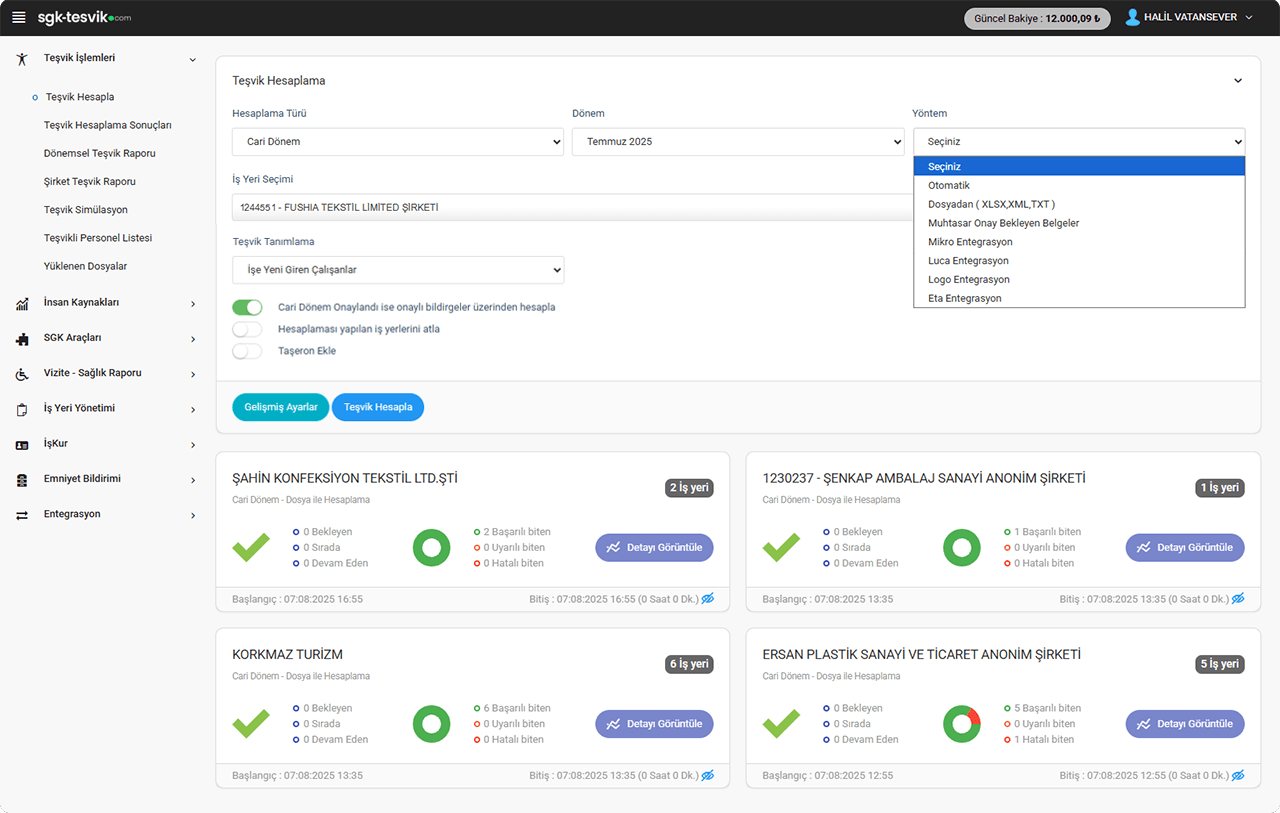 SGK Teşvik Programı